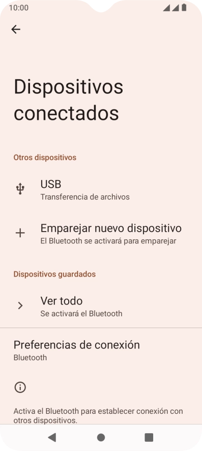Pulsa Emparejar nuevo dispositivo.
