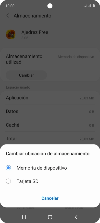 Pulsa Tarjeta SD.