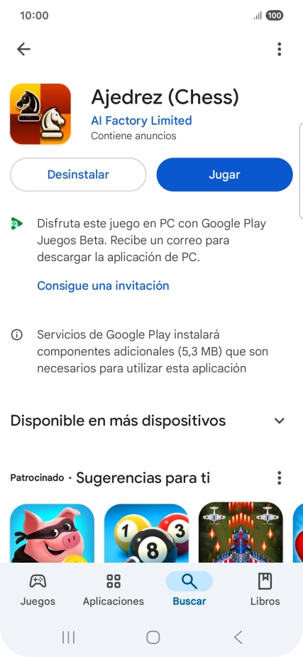 Pulsa la tecla de inicio para terminar y regresar a la pantalla de inicio.