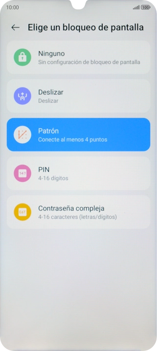 Pulsa Ninguno.