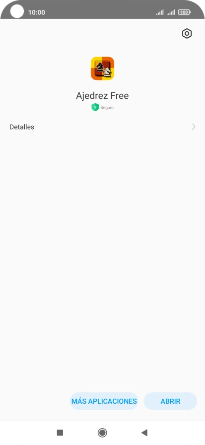 Pulsa la tecla de inicio para terminar y regresar a la pantalla de inicio.