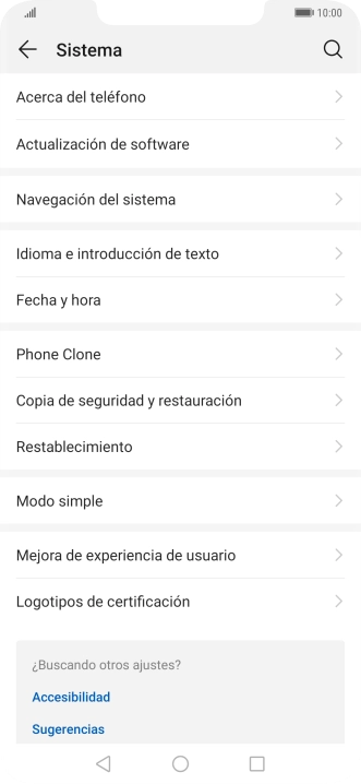 Pulsa Fecha y hora.