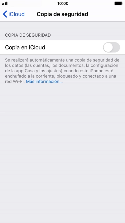 Pulsa el indicador junto a 