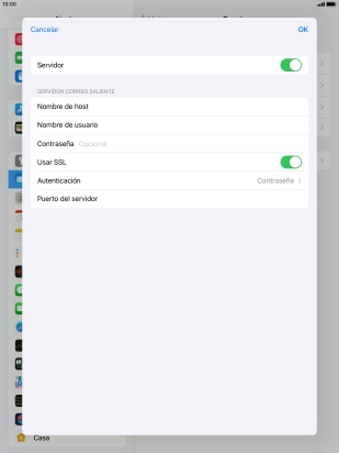 Pulsa el indicador junto a 