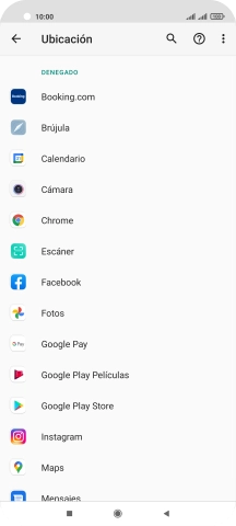 Pulsa la app deseada.