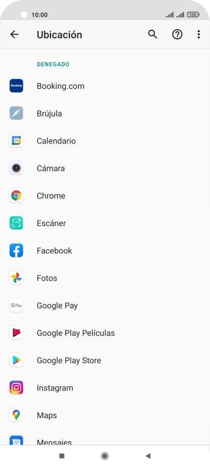 Pulsa la app deseada.