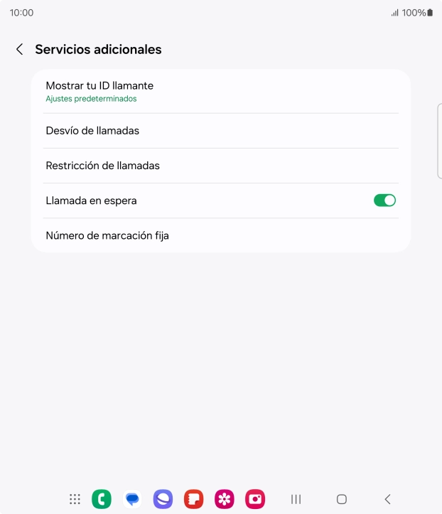 Pulsa el indicador junto a 