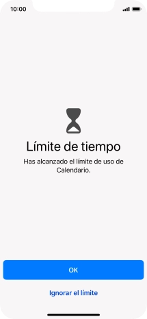 Pulsa Ignorar el límite.