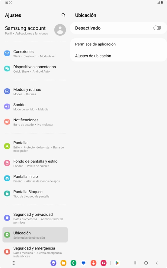 Pulsa el indicador para activar o desactivar la función.