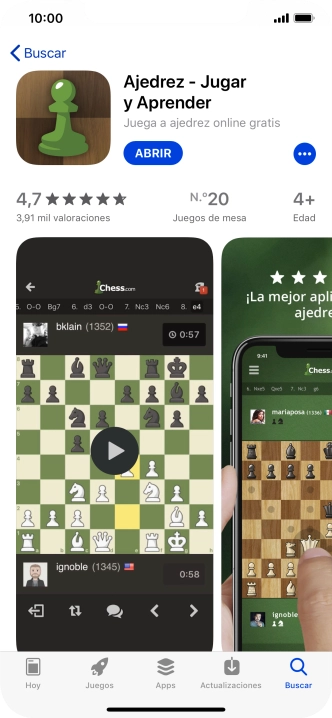 Desliza el dedo hacia arriba desde la parte inferior de la pantalla para terminar y volver a la pantalla de inicio.