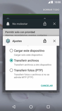 Para cerrar una sola aplicación en ejecución, desliza el dedo hacia la derecha sobre la aplicación deseada.