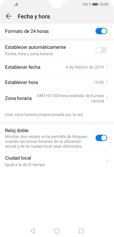 Pulsa el indicador junto a 