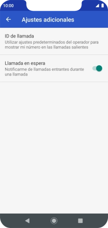 Pulsa el indicador junto a 