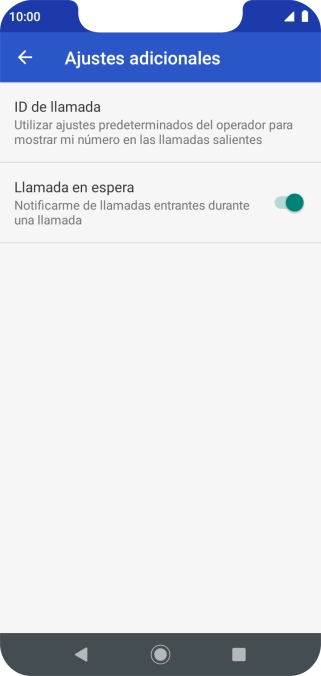 Pulsa el indicador junto a 
