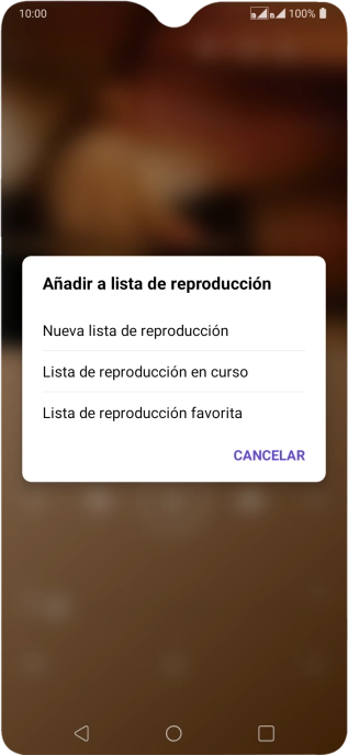 Pulsa Nueva lista de reproducción.