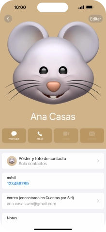 Desliza el dedo hacia arriba desde la parte inferior de la pantalla para terminar y volver a la pantalla de inicio.