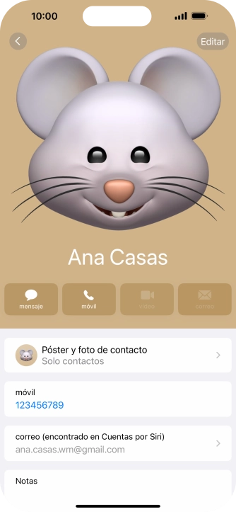 Desliza el dedo hacia arriba desde la parte inferior de la pantalla para terminar y volver a la pantalla de inicio.