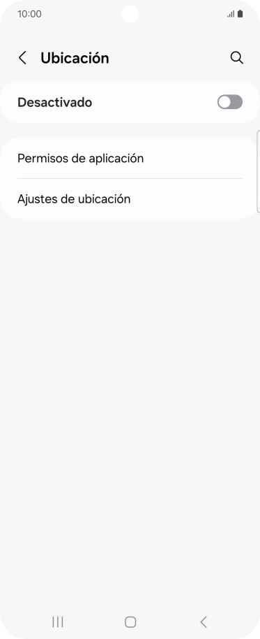 Pulsa el indicador para activar o desactivar la función.
