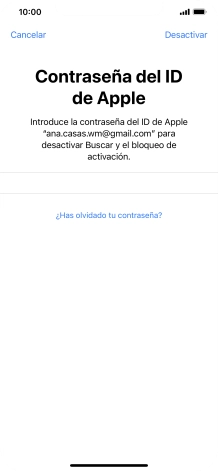 Pulsa Desactivar.