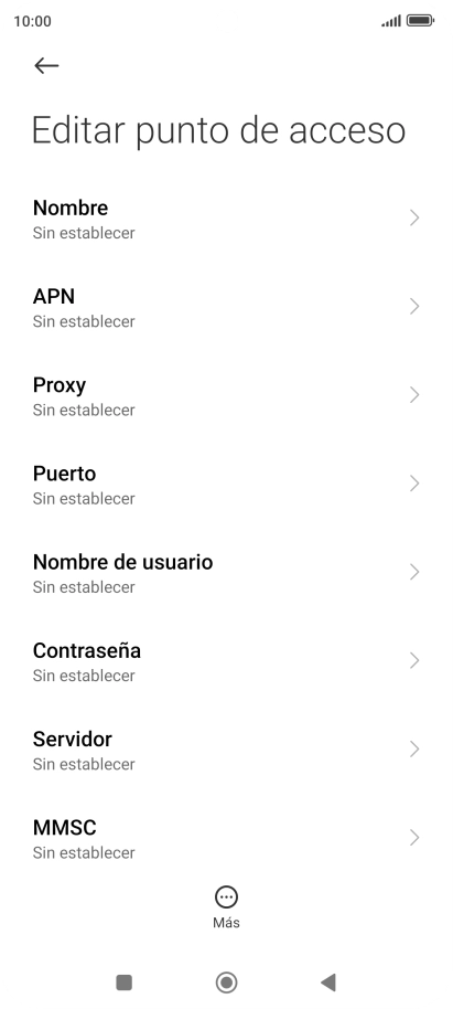 Pulsa Nombre.
