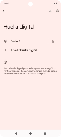 Pulsa dos veces la tecla de retroceso.