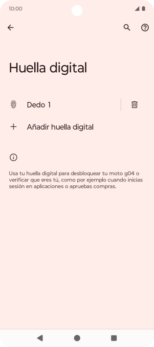 Pulsa dos veces la tecla de retroceso.