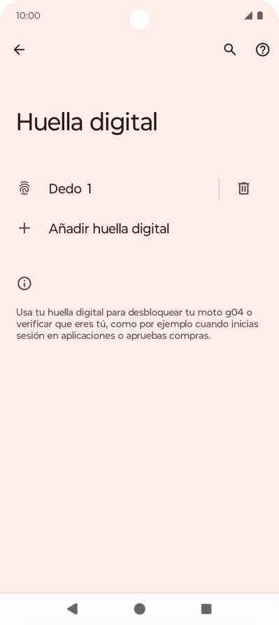 Pulsa dos veces la tecla de retroceso.