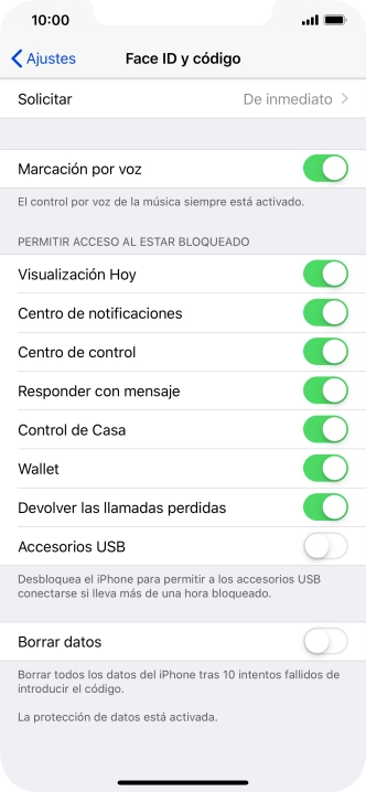 Pulsa el indicador junto a 