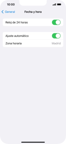 Desliza el dedo hacia arriba desde la parte inferior de la pantalla para terminar y volver a la pantalla de inicio.