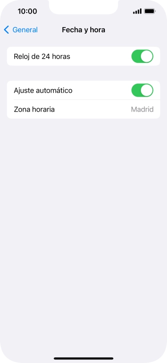 Desliza el dedo hacia arriba desde la parte inferior de la pantalla para terminar y volver a la pantalla de inicio.