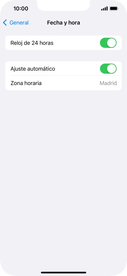 Desliza el dedo hacia arriba desde la parte inferior de la pantalla para terminar y volver a la pantalla de inicio.