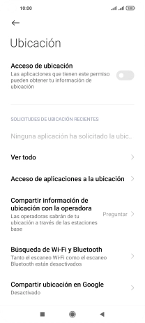 Pulsa el indicador junto a 
