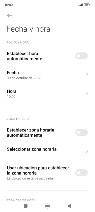 Pulsa el indicador junto a 