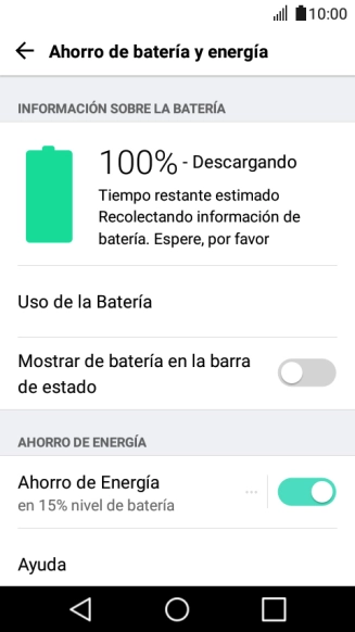 Pulsa la tecla de inicio para terminar y regresar a la pantalla de inicio.
