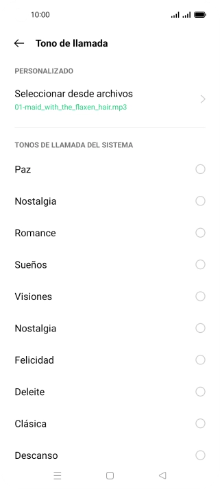 Pulsa la tecla de inicio para terminar y regresar a la pantalla de inicio.