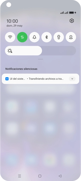 Pulsa UI del siste....