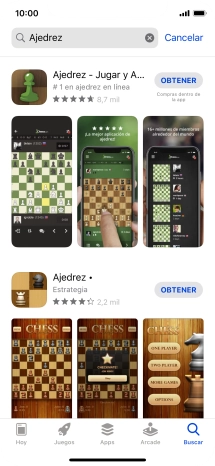 Pulsa la app deseada.