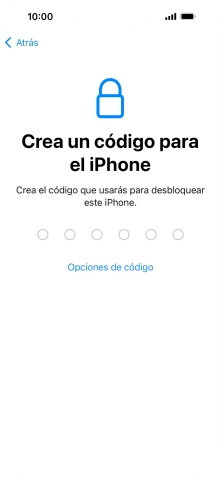 Pulsa Opciones de código.