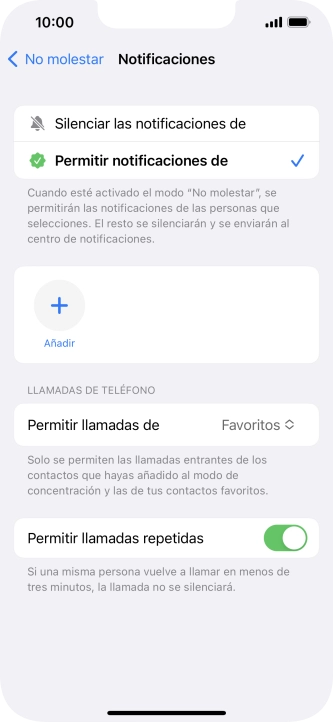 Pulsa la flecha hacia la izquierda.