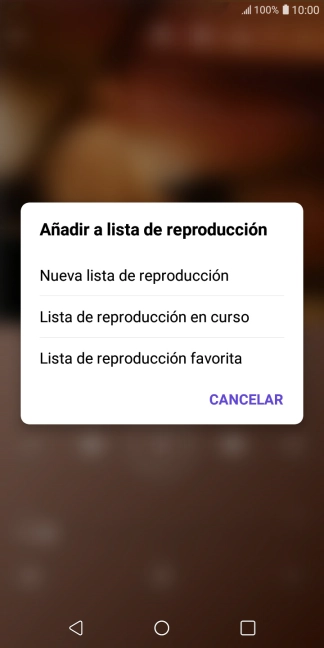 Pulsa Nueva lista de reproducción.