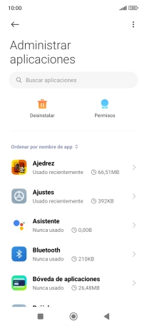 Pulsa la app deseada.