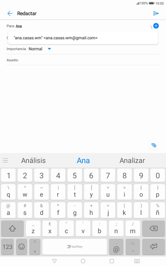 Pulsa el contacto deseado.