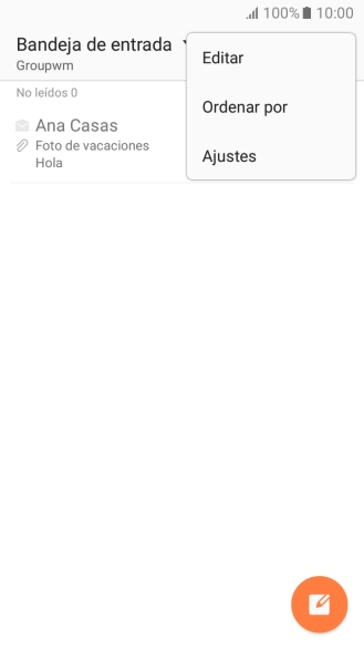 Pulsa Ajustes.