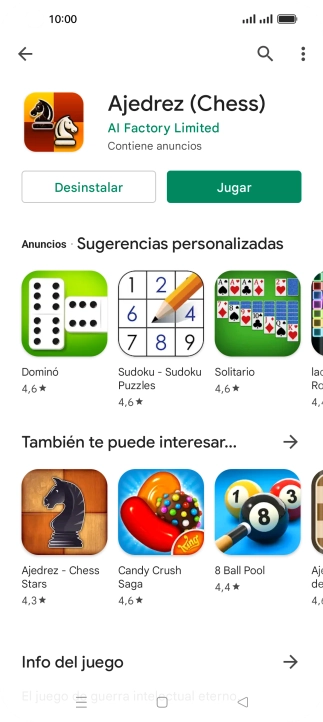 Pulsa la tecla de inicio para terminar y regresar a la pantalla de inicio.