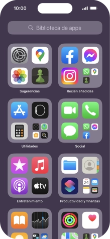 Pulsa la app deseada.