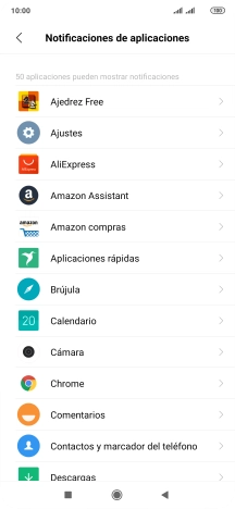 Pulsa la app deseada.