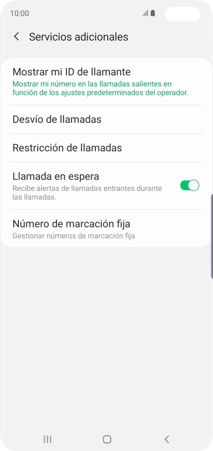 Pulsa el indicador junto a 