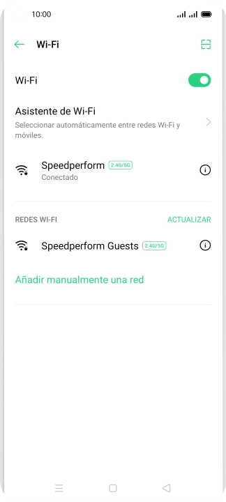 Pulsa la tecla de inicio para terminar y regresar a la pantalla de inicio.