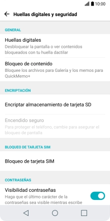 Pulsa Bloqueo de tarjeta SIM.