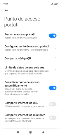 Pulsa la tecla de inicio para terminar y regresar a la pantalla de inicio.